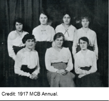 Photo from 1917 MCB Annual
